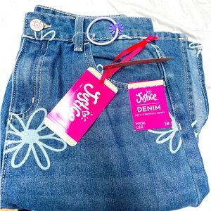 New girl's pants size 18 justice